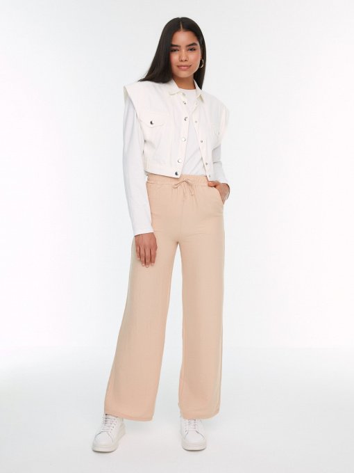 Палаццо Trendyol модель TCTSS22PL0050/Bej Фото