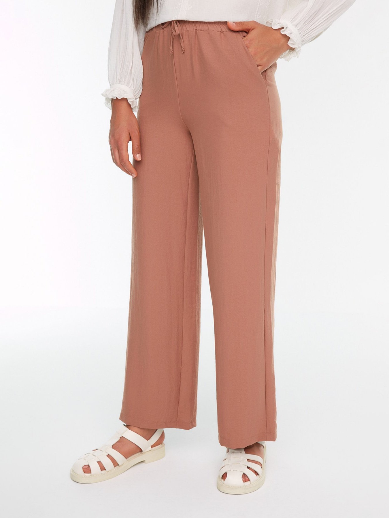 Палаццо Trendyol модель TCTSS22PL0050/Kahverengi Фото