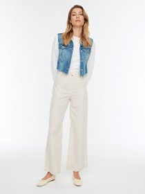 Повсякденні штани Trendyol модель TCTSS22TP00005/Bej Фото