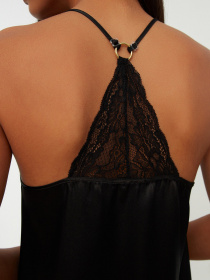 Ночная рубашка Trendyol модель THMSS21GC0004/Siyah Фото