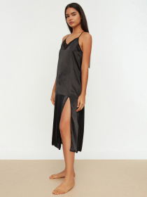 Нічна сорочка Trendyol модель THMSS21GC0004/Siyah Фото