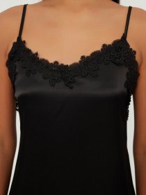 Нічна сорочка Trendyol модель THMSS21GC0006/Siyah Фото