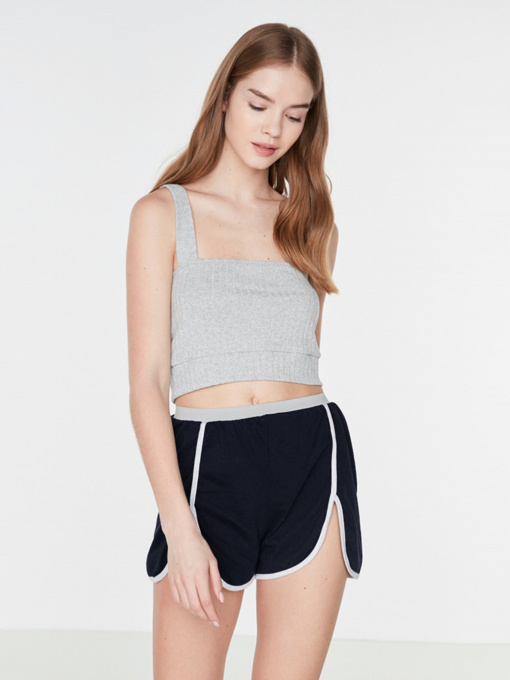 Шорты Trendyol модель THMSS22SR0272/Lacivert-Gri Фото