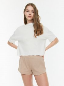 Шорты Trendyol модель THMSS22SR0380/Bej Фото