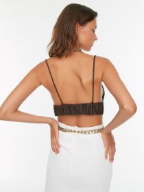 Бюстгальтер Trendyol модель TPRSS22BS00005/Koyu Kahverengi Фото