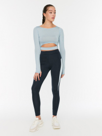 Легінси спортивні Trendyol модель TWOAW20TA0061/Lacivert Фото