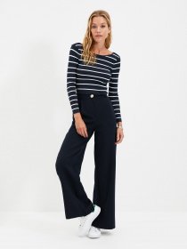 Штани палаццо Trendyol модель TWOSS20PL0010/Lacivert Фото