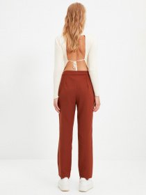 Штани повсякденні Trendyol модель TWOSS20PL0075/Kahverengi Фото