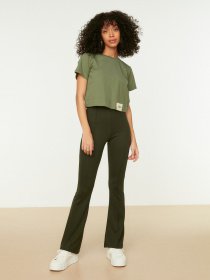 Штани повсякденні Trendyol модель TWOSS20PL0342/Haki Фото