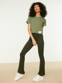 Повсякденні штани Trendyol модель TWOSS20PL0342/Haki Фото
