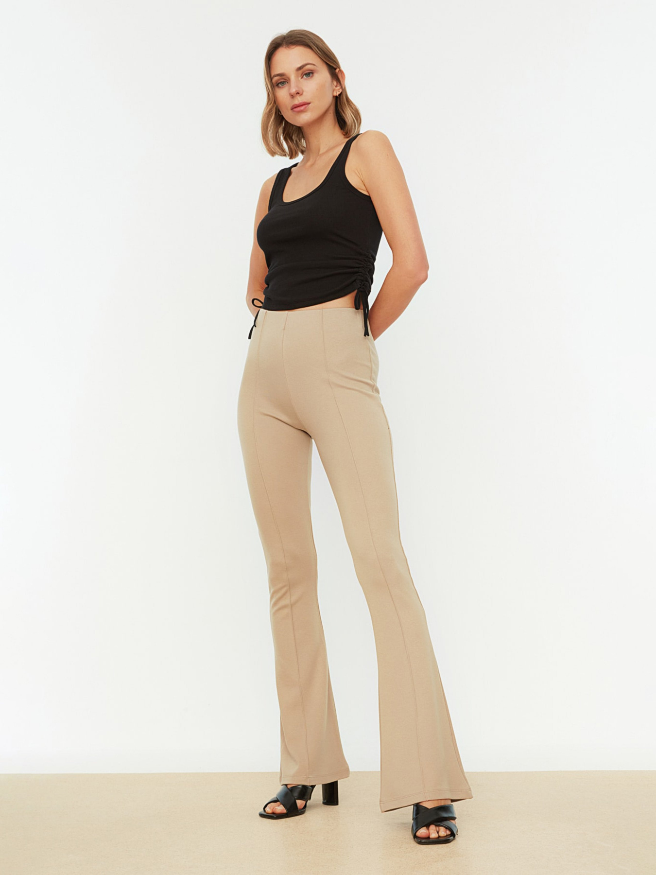 Штани повсякденні Trendyol модель TWOSS20PL0342/Vizon Фото