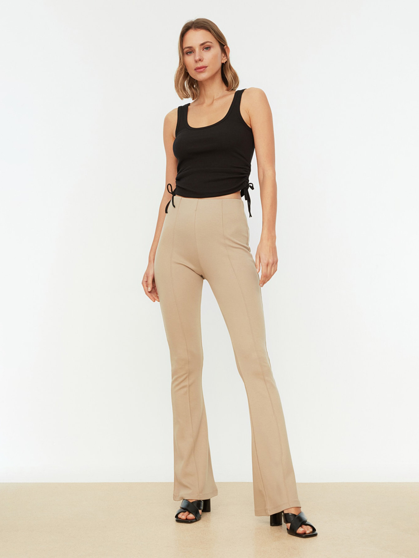 Штани повсякденні Trendyol модель TWOSS20PL0342/Vizon Фото