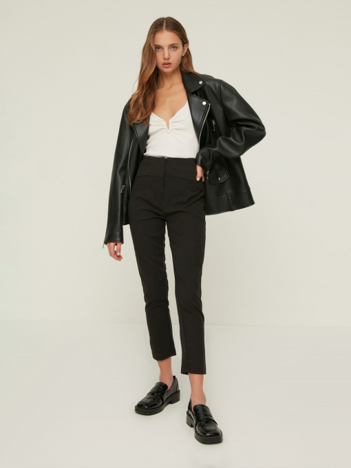 Брюки повседневные Trendyol модель TWOSS20PL0388/Siyah Фото