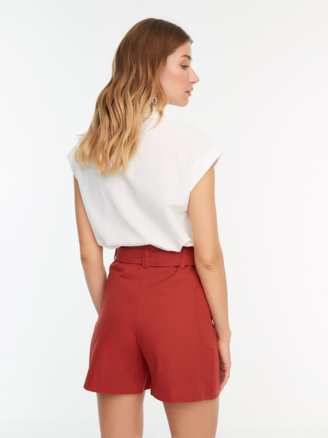 Шорти Trendyol модель TWOSS20SR0126/Acik Kahverengi Фото