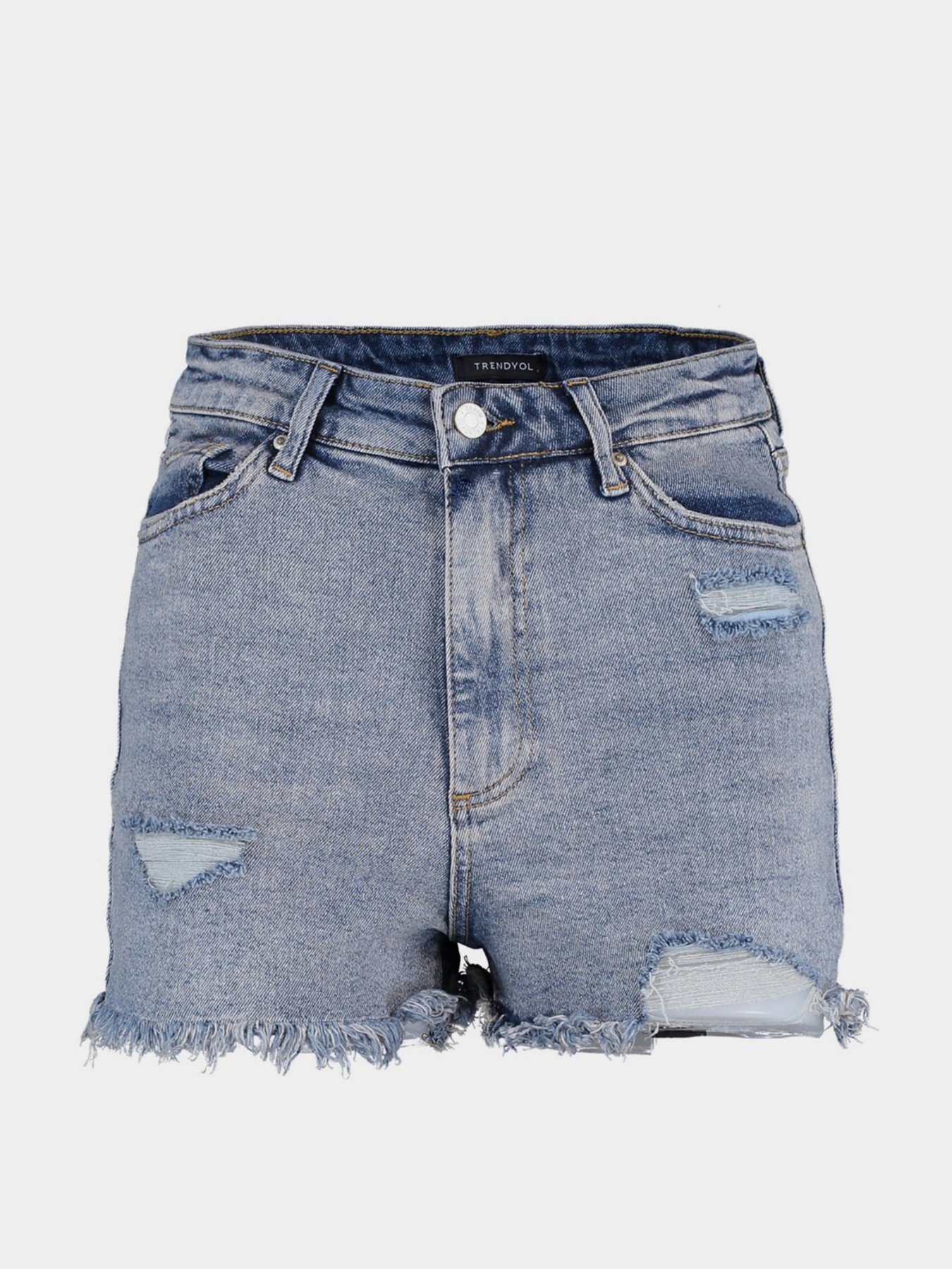 Шорты джинсовые Trendyol модель TWOSS20SR0207/Mavi Фото