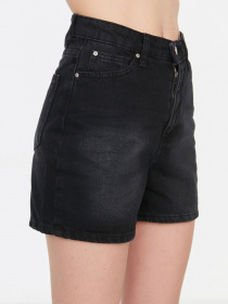 Шорти джинсові Trendyol модель TWOSS20SR0297/Siyah Фото