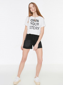 Джинсові шорти Trendyol модель TWOSS20SR0297/Siyah Фото