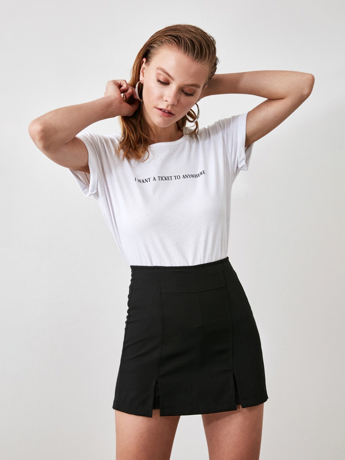 Шорты Trendyol модель TWOSS20SR0364/Siyah Фото