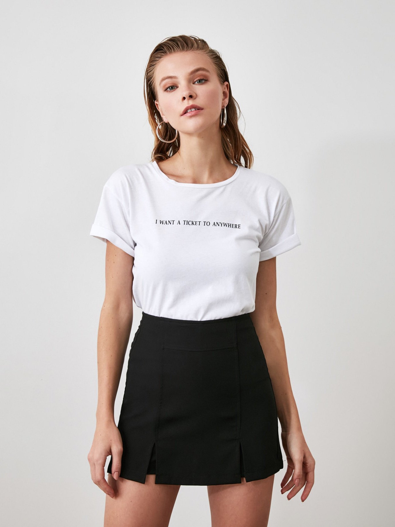 Шорты Trendyol модель TWOSS20SR0364/Siyah Фото