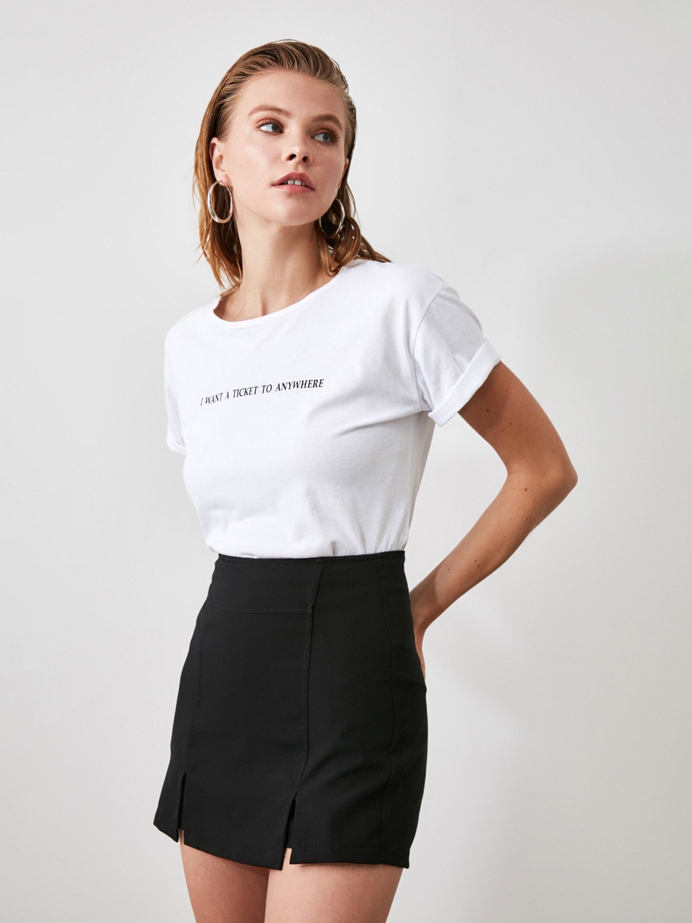 Шорти Trendyol модель TWOSS20SR0364/Siyah Фото