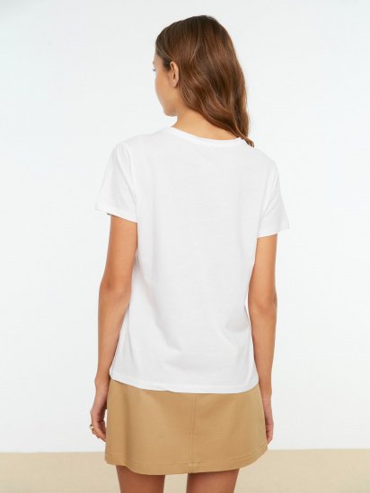 Футболка Trendyol модель TWOSS20TS0133/Beyaz — фото - INTERTOP
