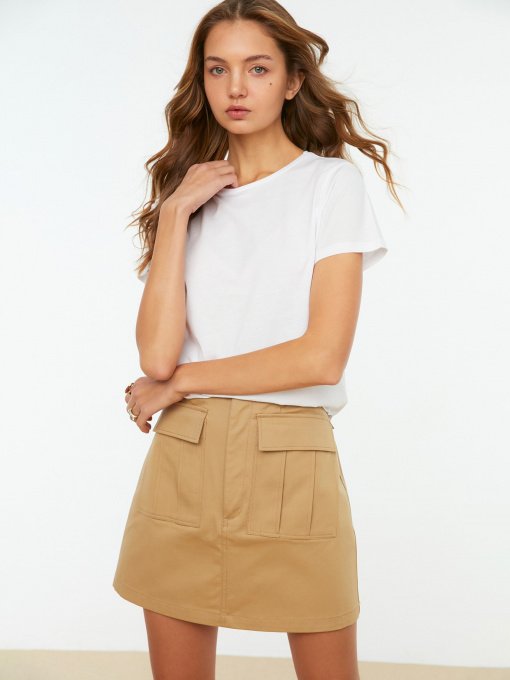 Футболка Trendyol модель TWOSS20TS0133/Beyaz Фото