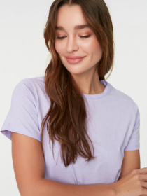 Футболка Trendyol модель TWOSS20TS0133/Lila Фото