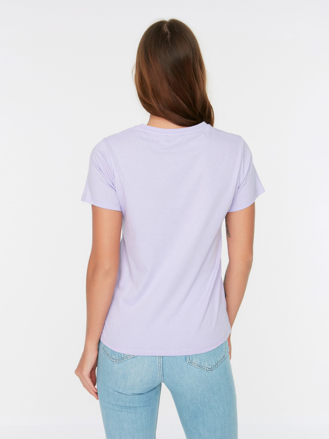 Футболка Trendyol модель TWOSS20TS0133/Lila Фото