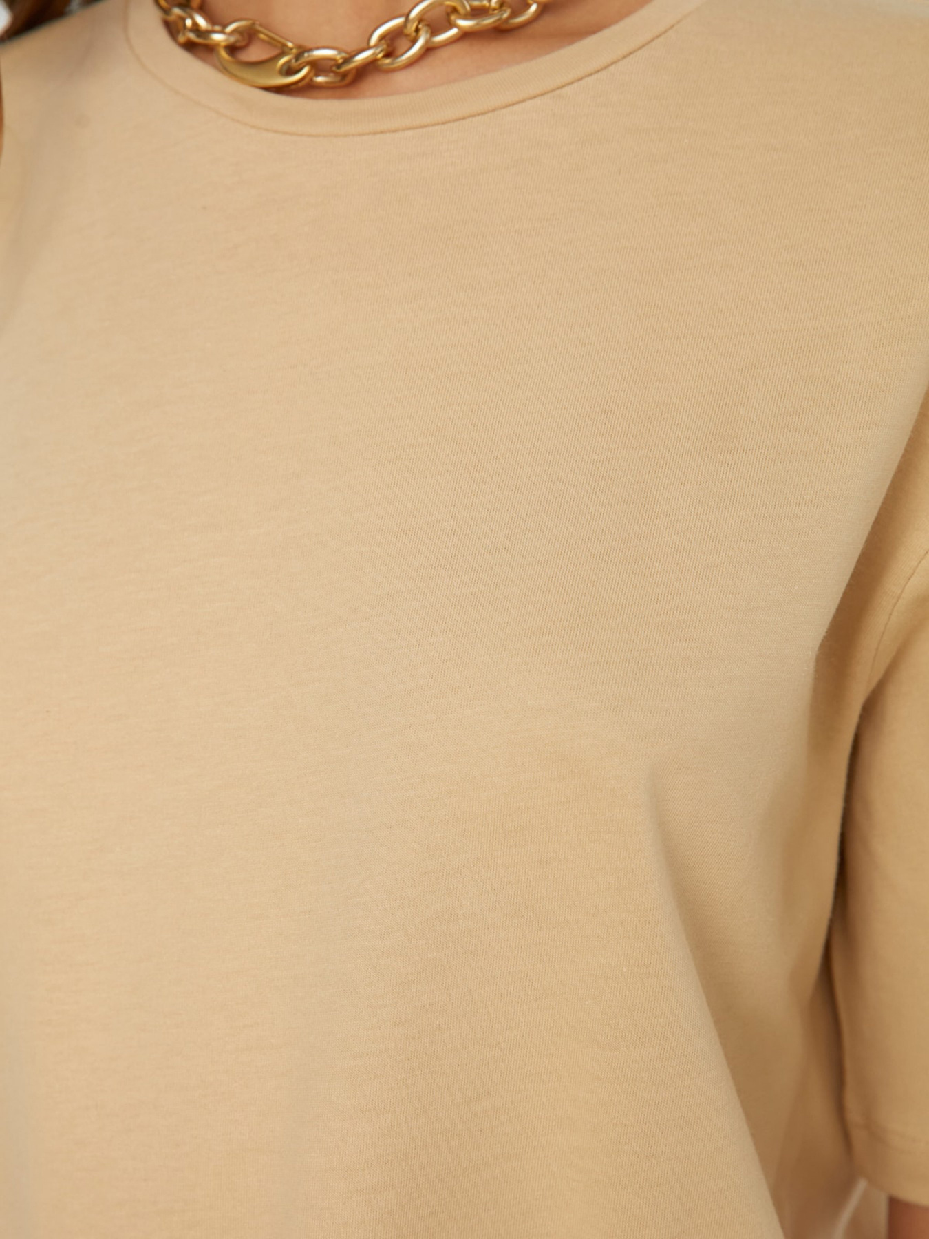 Футболка Trendyol модель TWOSS20TS0134/Bej Фото