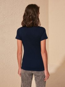 Футболка Trendyol модель TWOSS20TS0138/Lacivert Фото