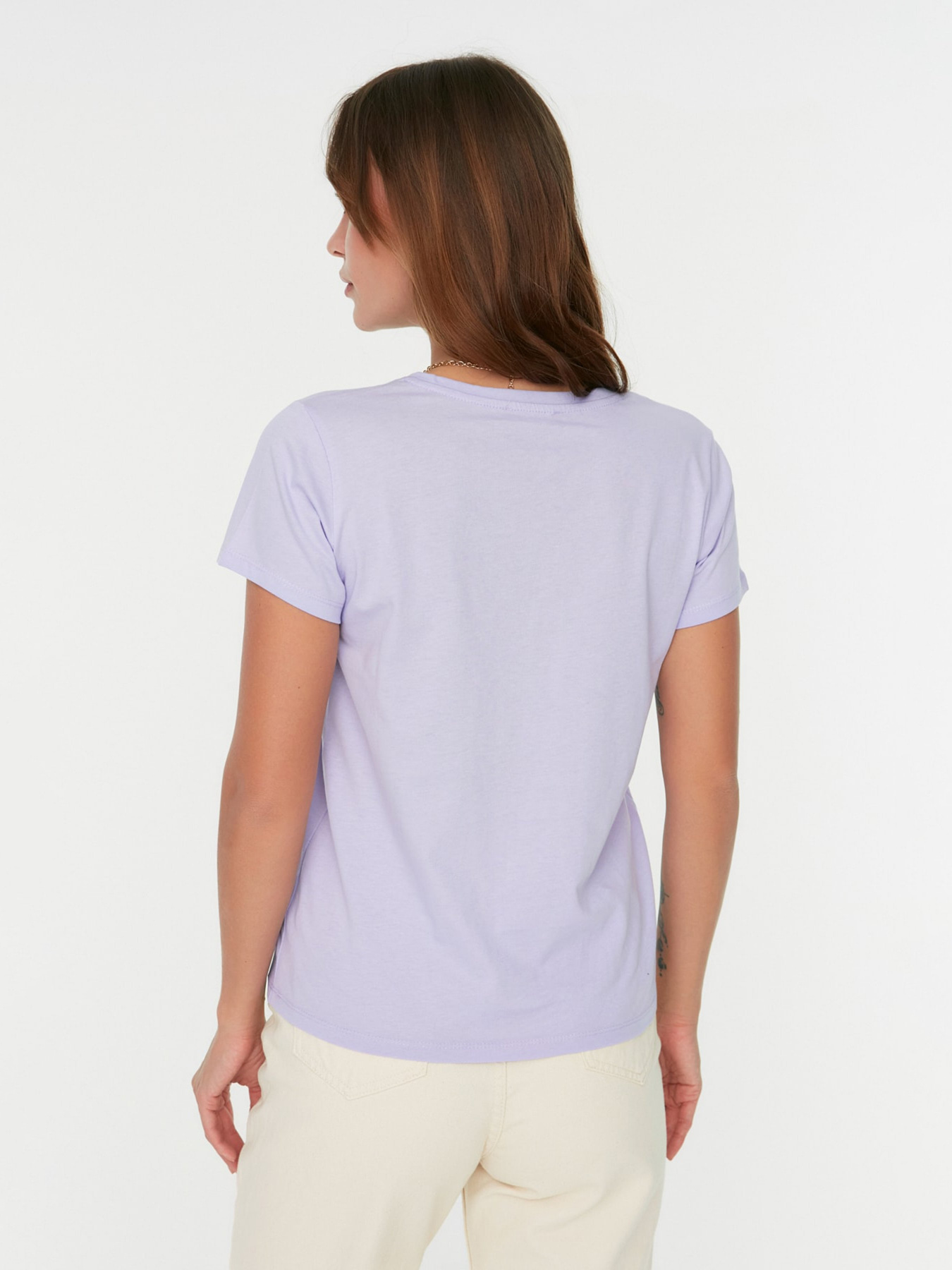 Набор футболок Trendyol модель TWOSS20TS0142/Lacivert-Lila Фото