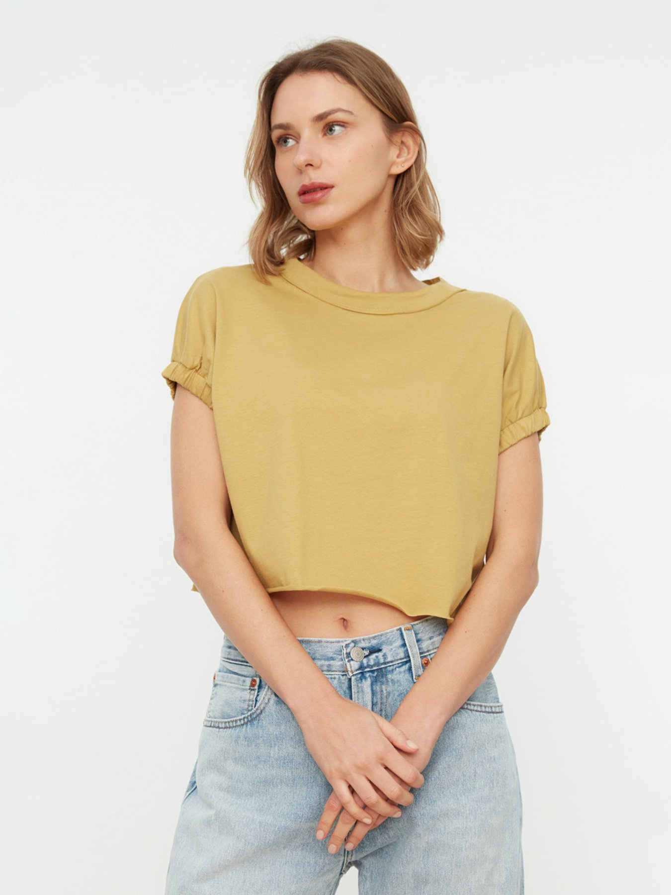 Футболка Trendyol модель TWOSS20TS1257/Acik Yesil Фото