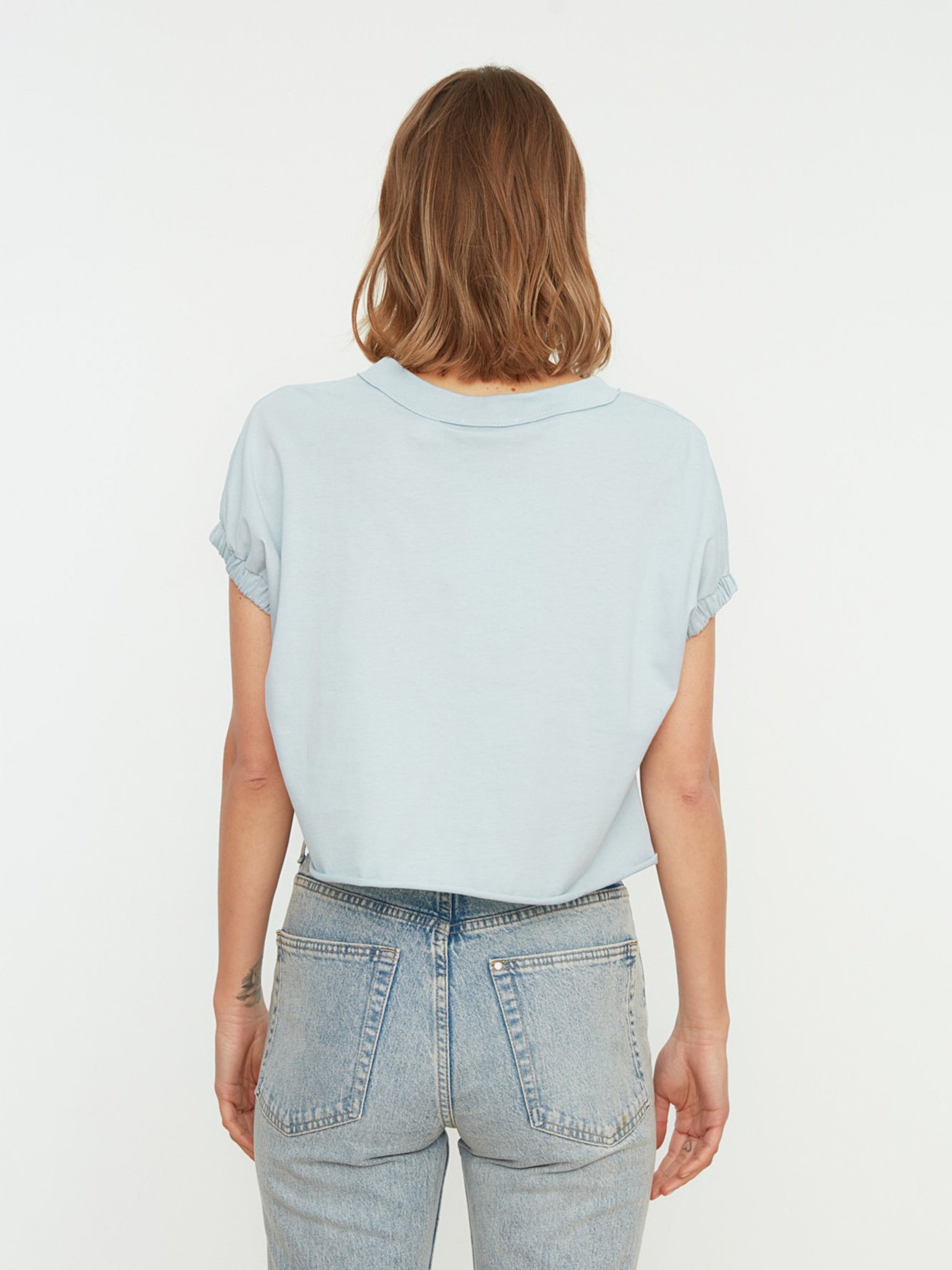 Футболка Trendyol модель TWOSS20TS1257/Mavi Фото