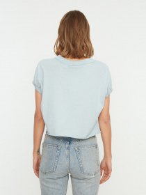 Футболка Trendyol модель TWOSS20TS1257/Mavi Фото