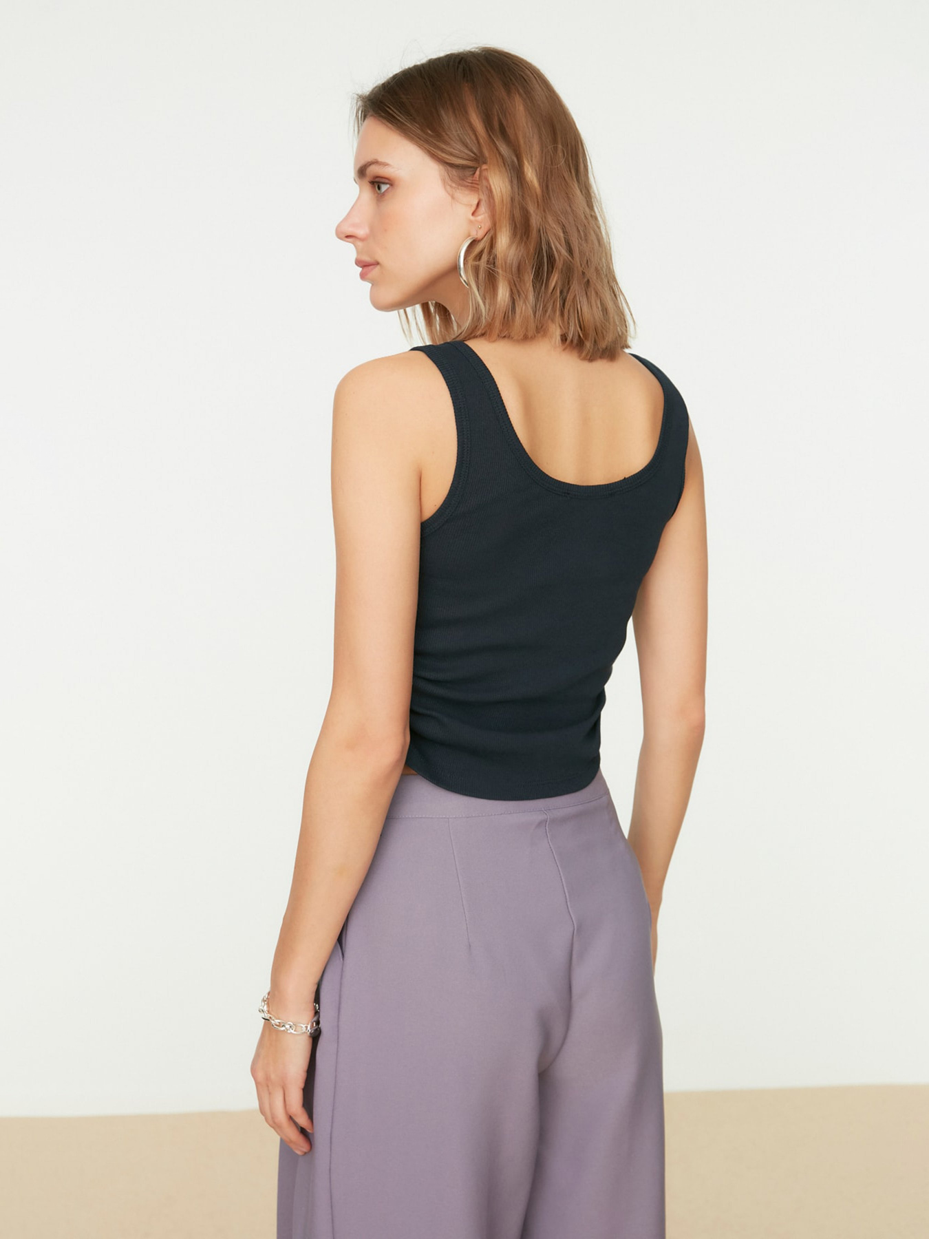 Топ Trendyol модель TWOSS21AL0020/Lacivert Фото