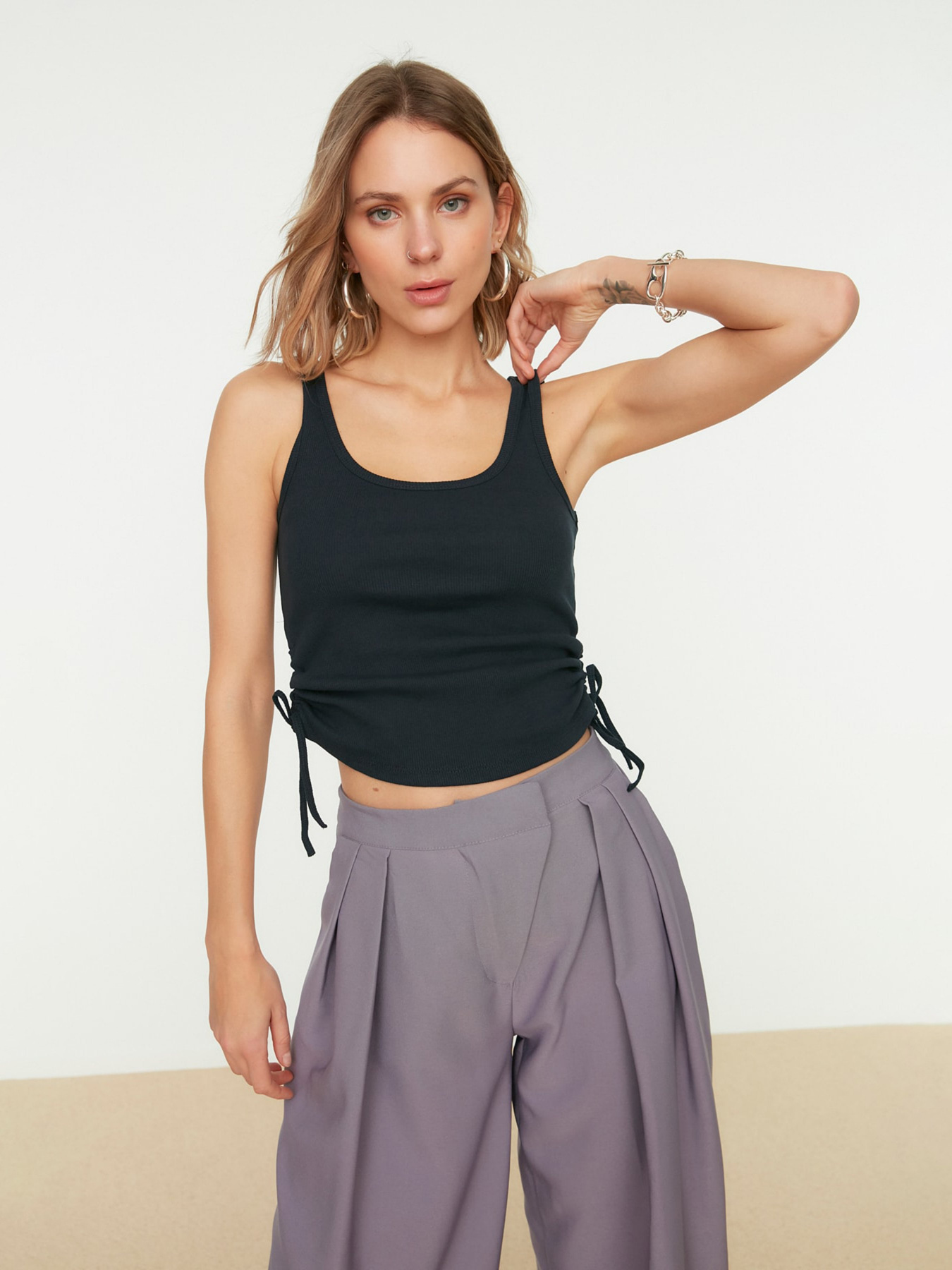 Топ Trendyol модель TWOSS21AL0020/Lacivert Фото