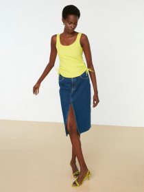 Топ Trendyol модель TWOSS21AL0020/Sari Фото