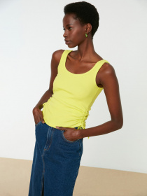 Топ Trendyol модель TWOSS21AL0020/Sari Фото