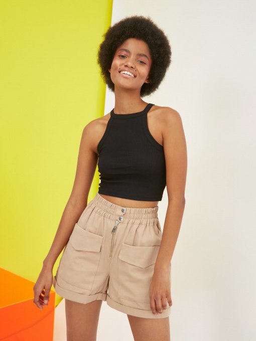 Шорти Trendyol модель TWOSS21SR0073/Bej Фото