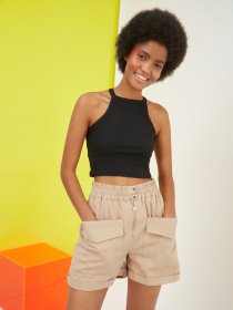 Шорти Trendyol модель TWOSS21SR0073/Bej Фото
