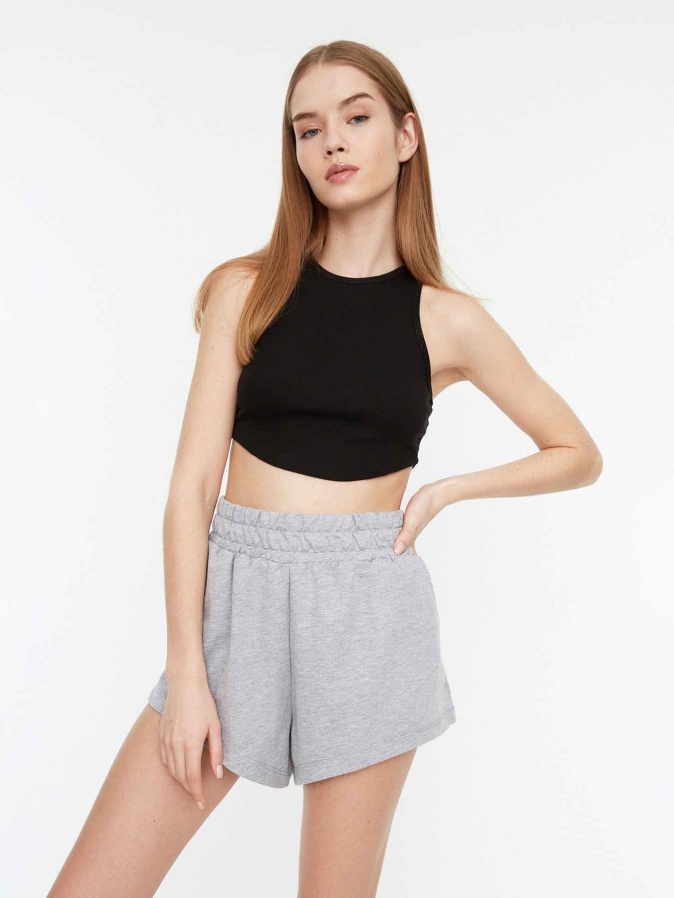 Шорти Trendyol модель TWOSS21SR0085/Gri Фото