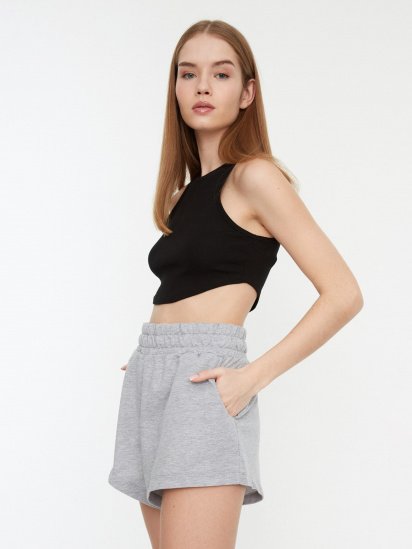 Шорти Trendyol модель TWOSS21SR0085/Gri — фото 5 - INTERTOP