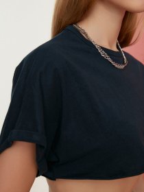 Топ Trendyol модель TWOSS21TS0091/Lacivert Фото