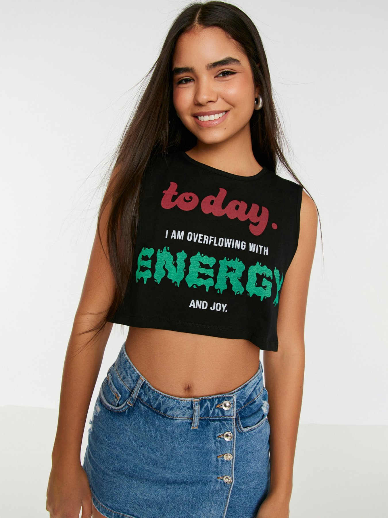 Топ Trendyol модель TWOSS22AL00076/Siyah Фото