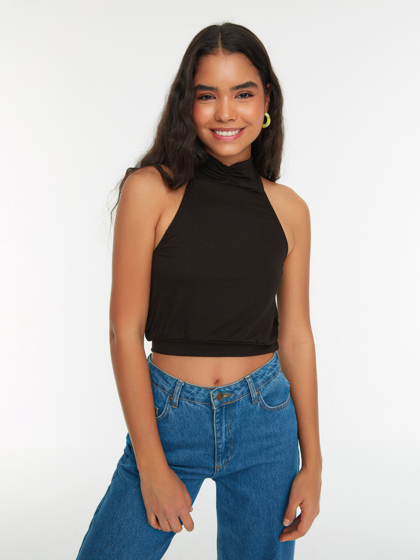 Топ Trendyol модель TWOSS22BZ0334/Siyah Фото