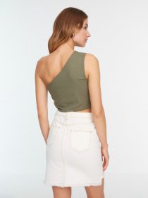 Топ Trendyol модель TWOSS22BZ0510/Haki Фото