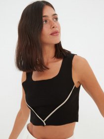 Топ Trendyol модель TWOSS22BZ0558/Siyah Фото