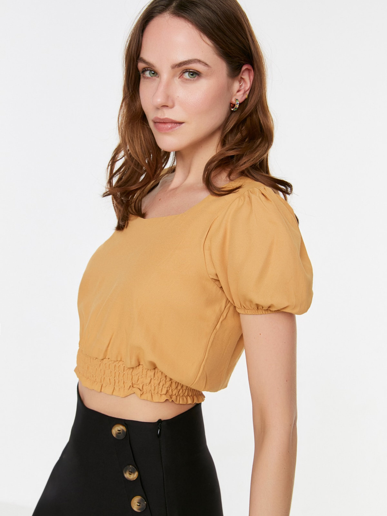 Блуза Trendyol модель TWOSS22BZ0602/Bej Фото