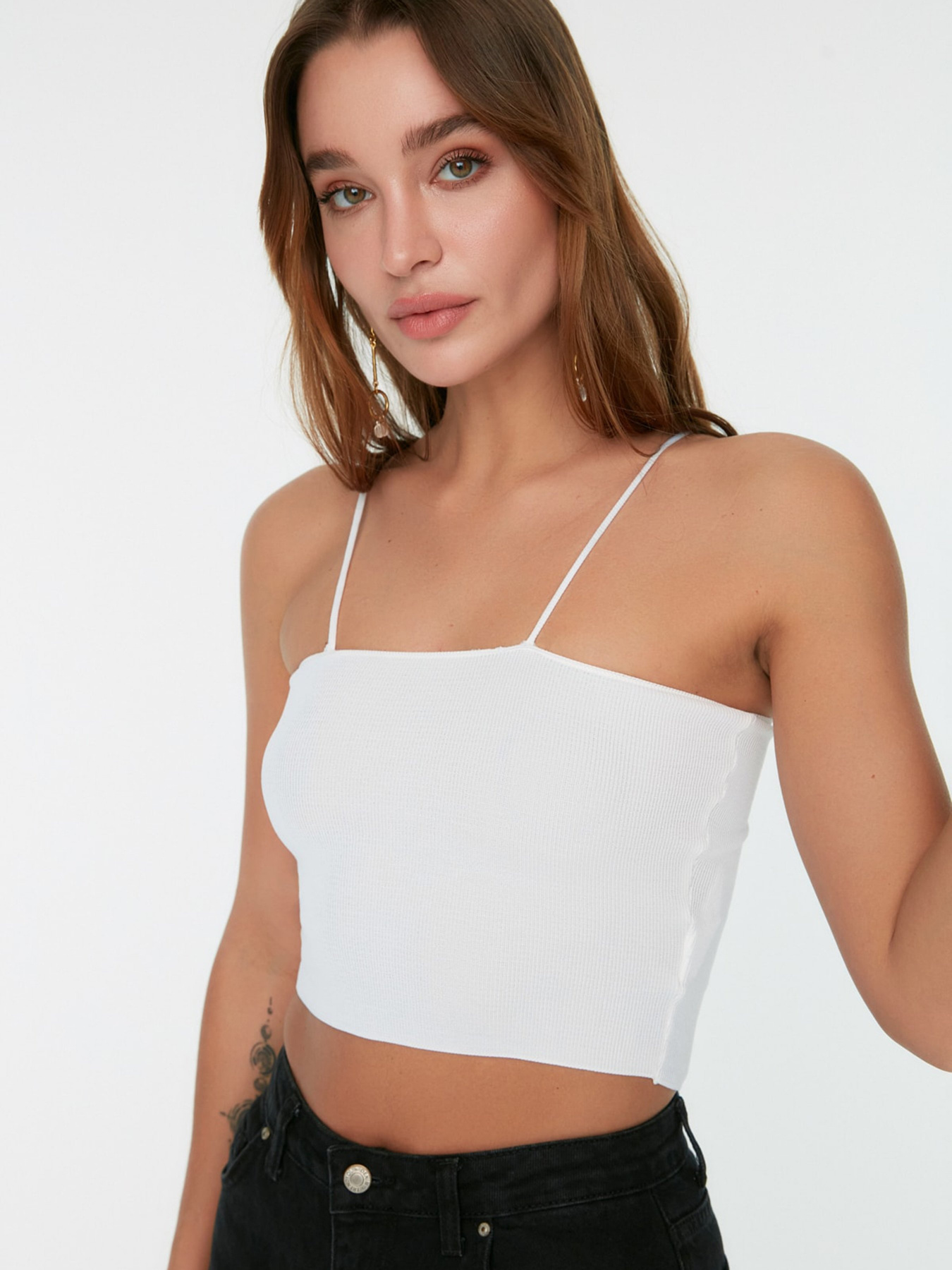 Топ Trendyol модель TWOSS22BZ0761/Ekru Фото