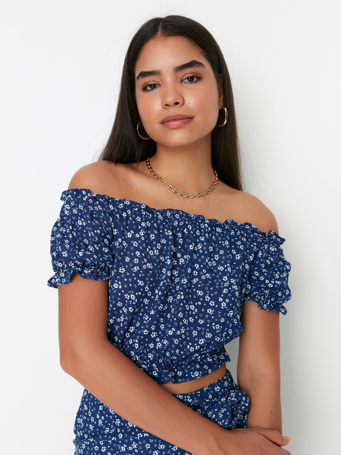 Блуза Trendyol модель TWOSS22BZ0811/Mavi Фото